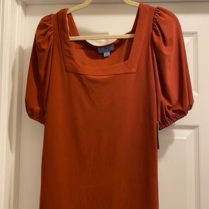 NWT CeCe orange top